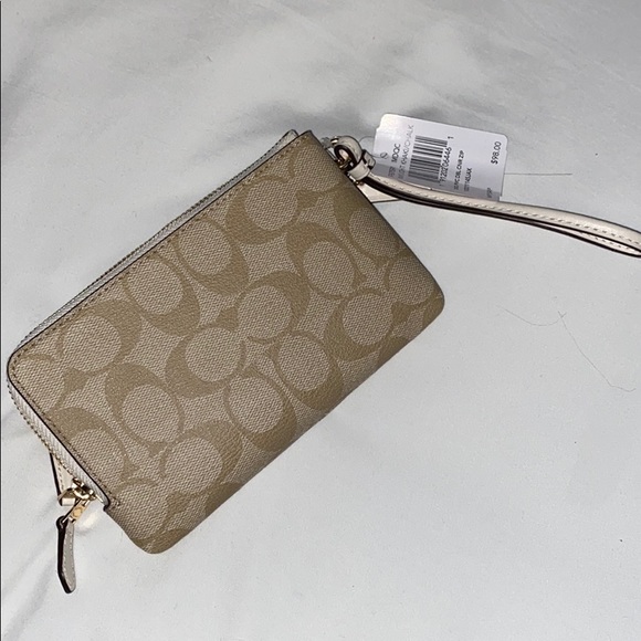 COACH KHAKI WALLET - Picture 3 of 6